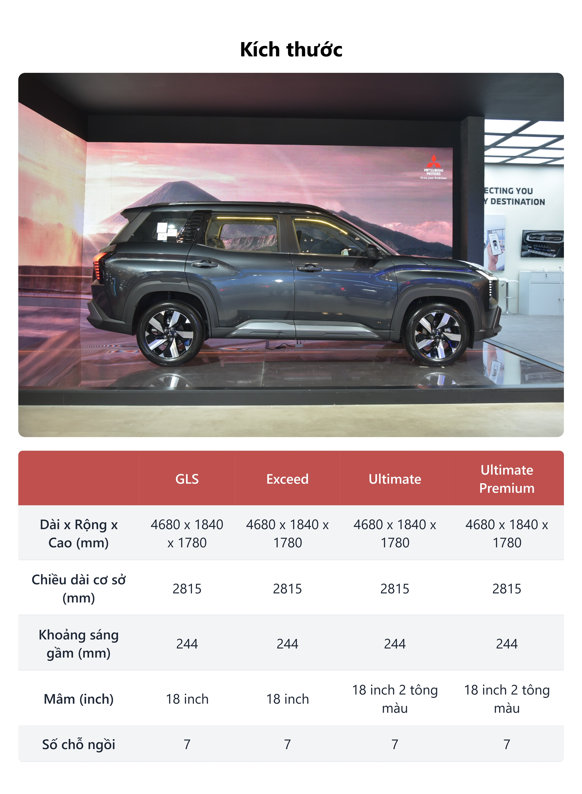 Hình ảnh tổng quan Mitsubishi Destinator