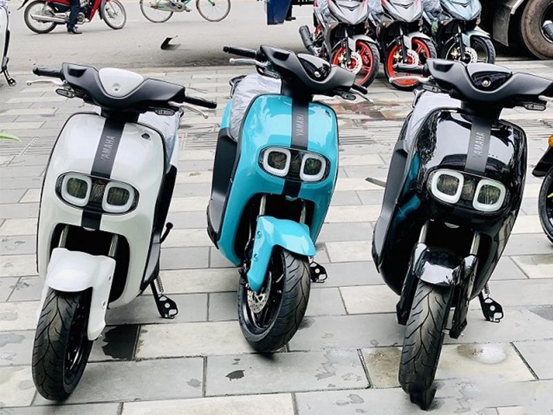 Xe máy điện Yamaha Neo's màu xanh lá cây