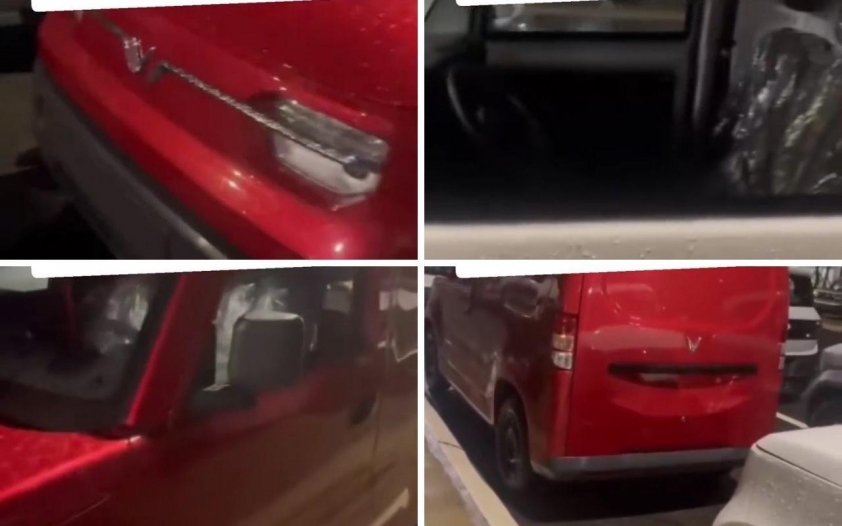 VinFast EC Van lộ diện tại nhà máy VinFast EC Van không còn ngụy trang