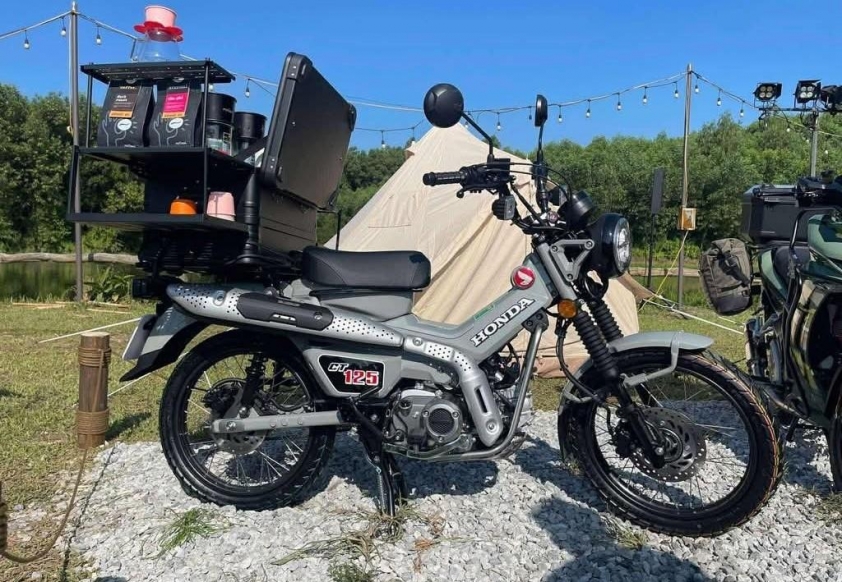 Honda CT125 1 Thiết kế cổ điển pha hiện đại của Honda CT125