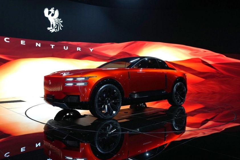 Chi tiết ngoại thất Century Coupe Concept