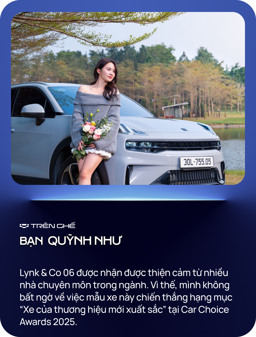 Lynk & Co 06 tại lễ trao giải Car Choice Awards