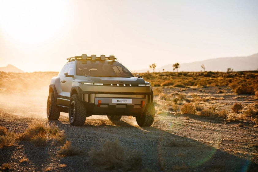 Mặt ca-lăng kín đáo gợi ý hệ truyền động điện