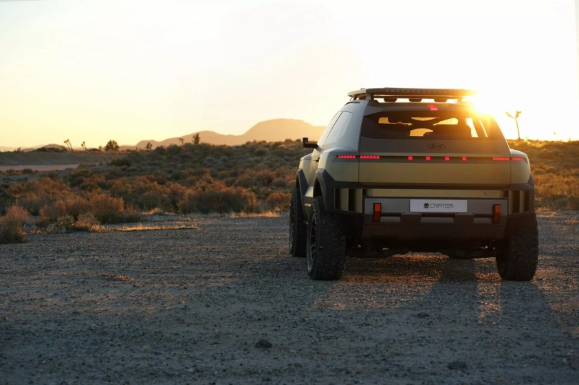 Góc cạnh và hiện đại trong thiết kế của Hyundai Crater