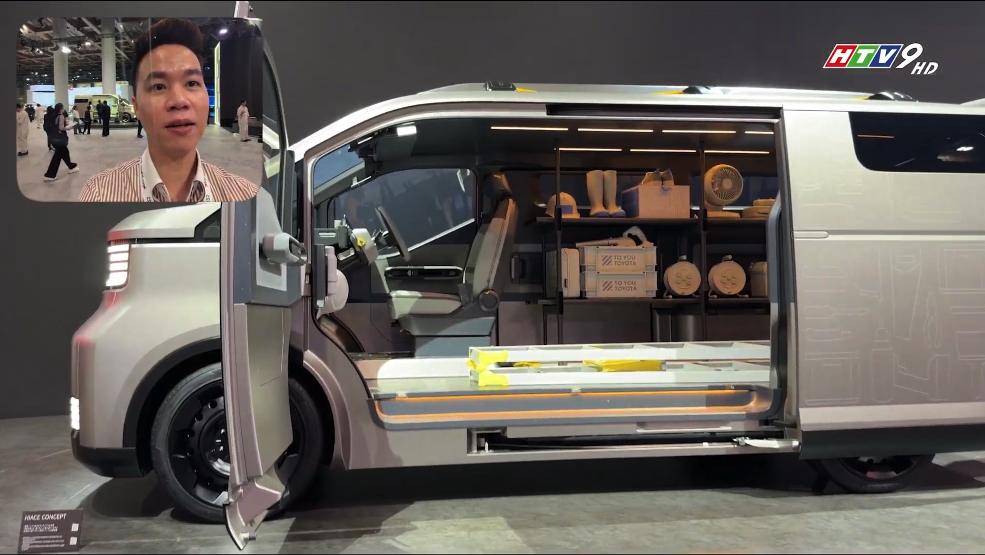 Hiace concept đa năng Xe Hiace với công cụ cơ khí