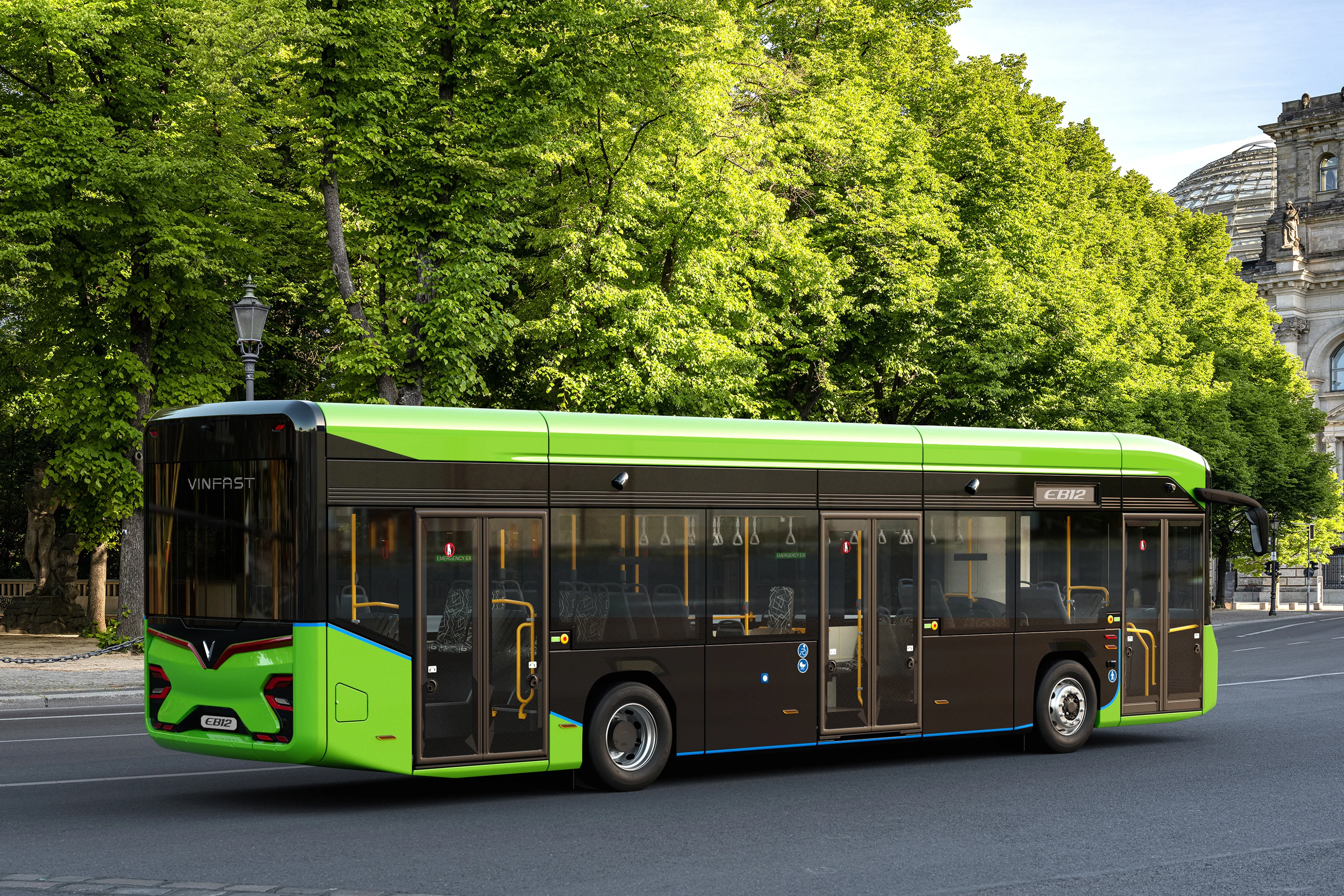 VinFast EB 12 được phủ lớp chống gỉ, đảm bảo hoạt động lâu dài. Khung gầm với lớp mạ chống gỉ điện di của EB 12