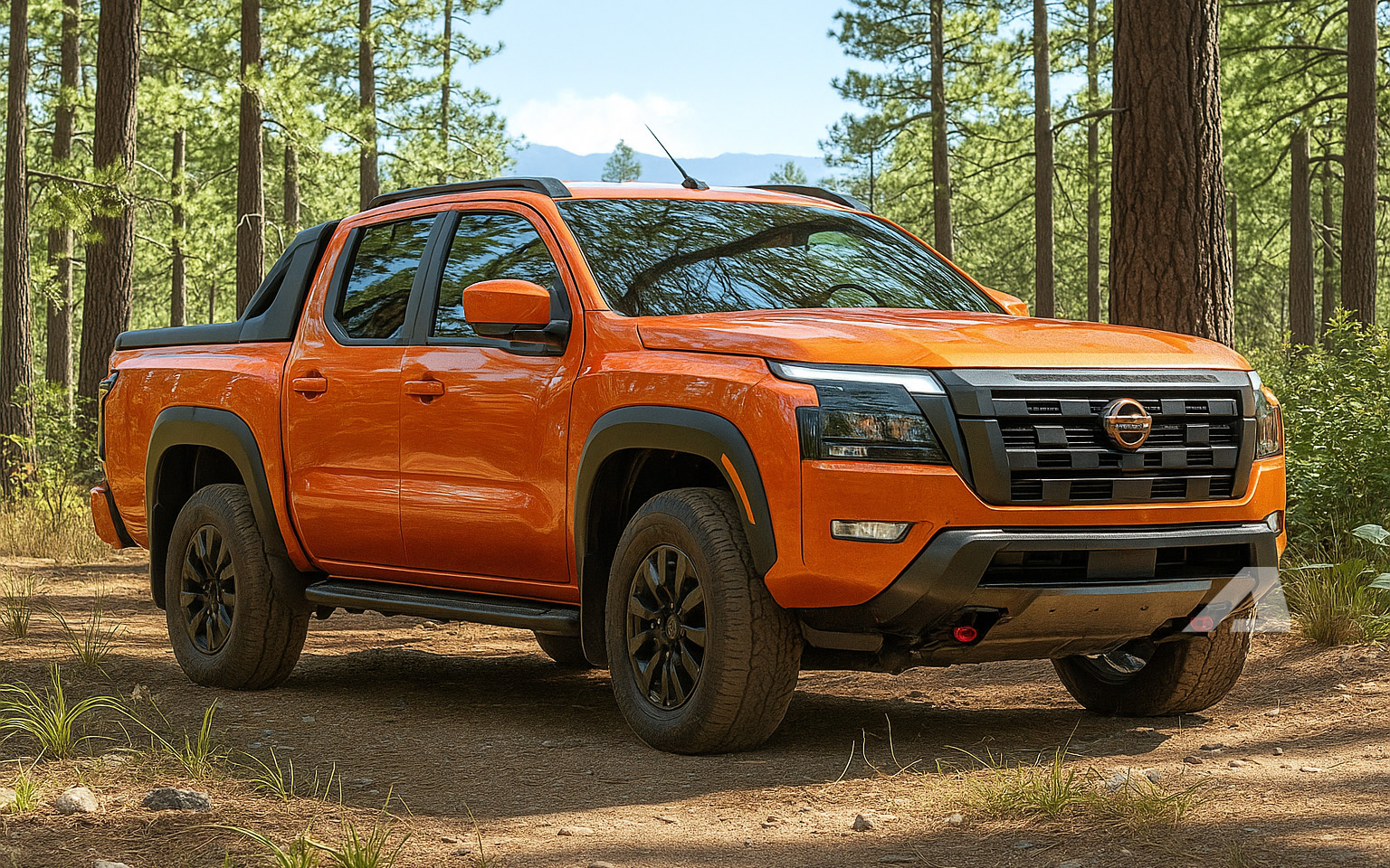 Xem trước Nissan Navara đời mới sắp ra mắt tháng này: Mượn quá nhiều thứ từ Triton để cạnh tranh Ranger- Ảnh 3. Ảnh dựng đồ họa AI Navara thế hệ mới