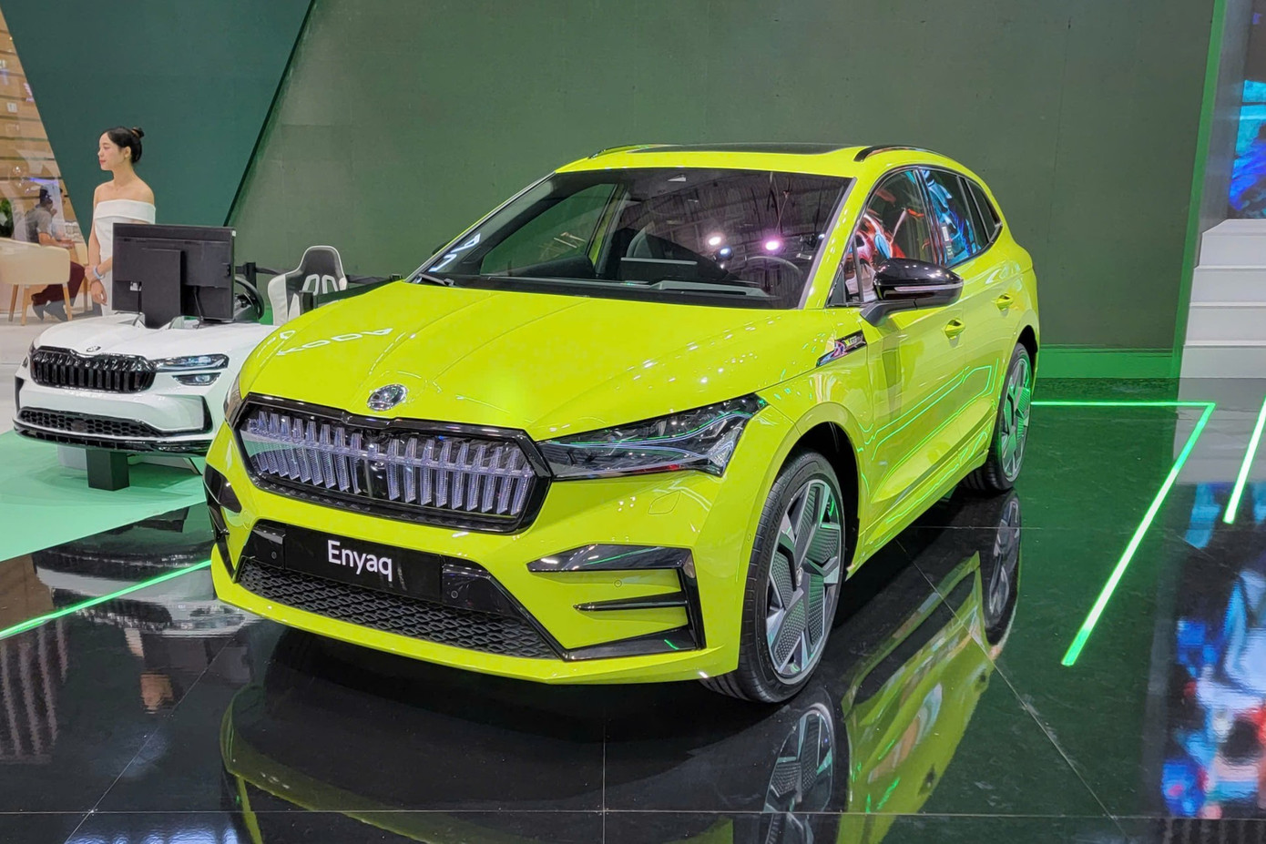 Xe điện Skoda Enyaq xuất hiện tại Triển lãm VMS 2024. Xe điện Skoda Enyaq tại VMS 2024