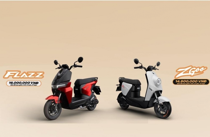 Xe máy điện VinFast ZGoo với thiết kế nữ tính