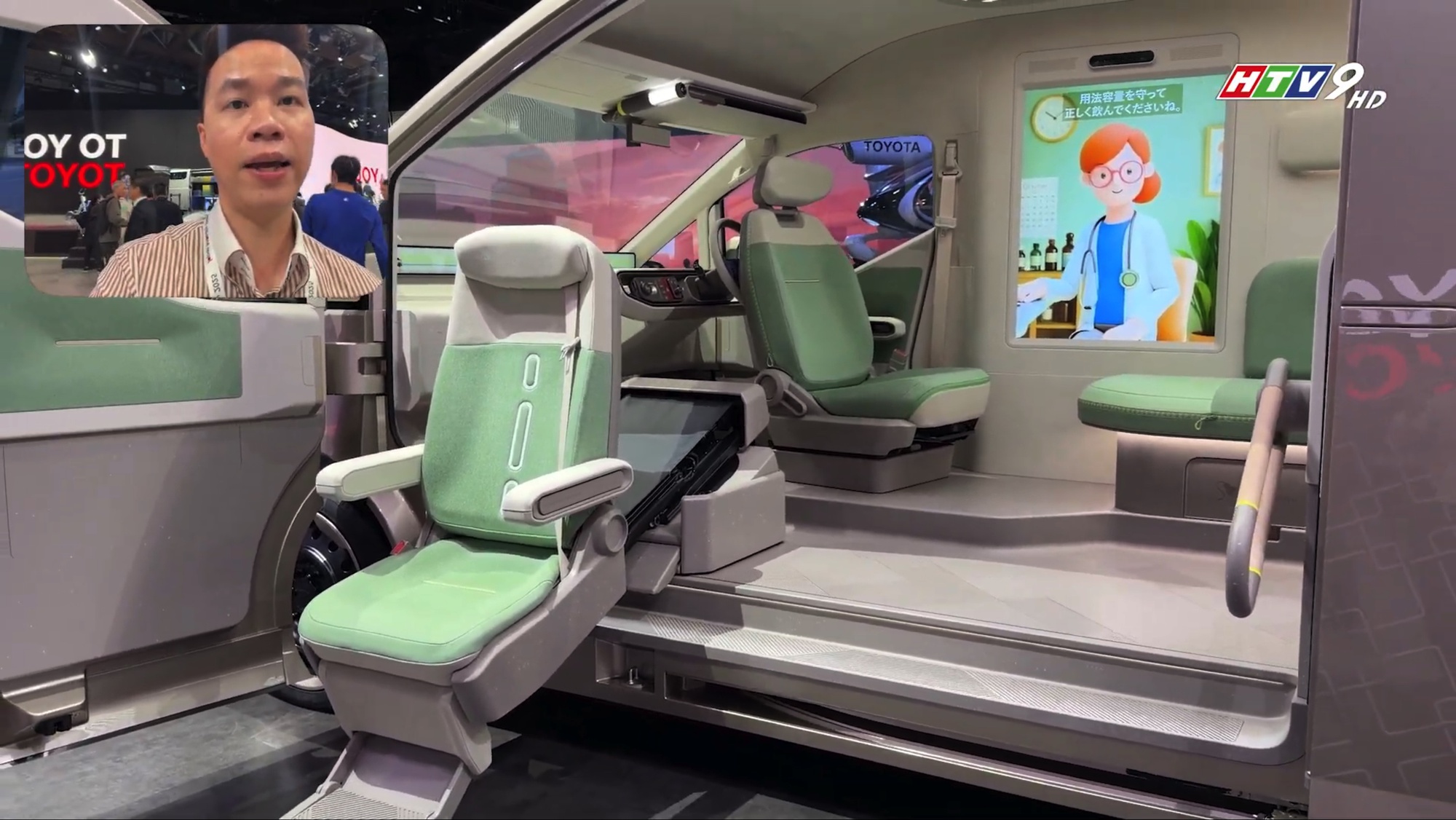 Hiace cứu thương Xe cứu thương có trang thiết bị y tế