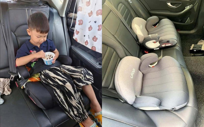 Lựa chọn đệm nâng và đai điều chỉnh cho trẻ em