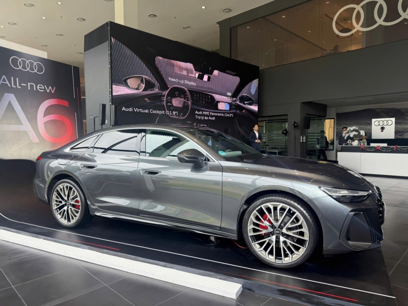 Kích thước tổng thể của Audi A6 mới so với đối thủ Kích thước xe Audi A6 2026